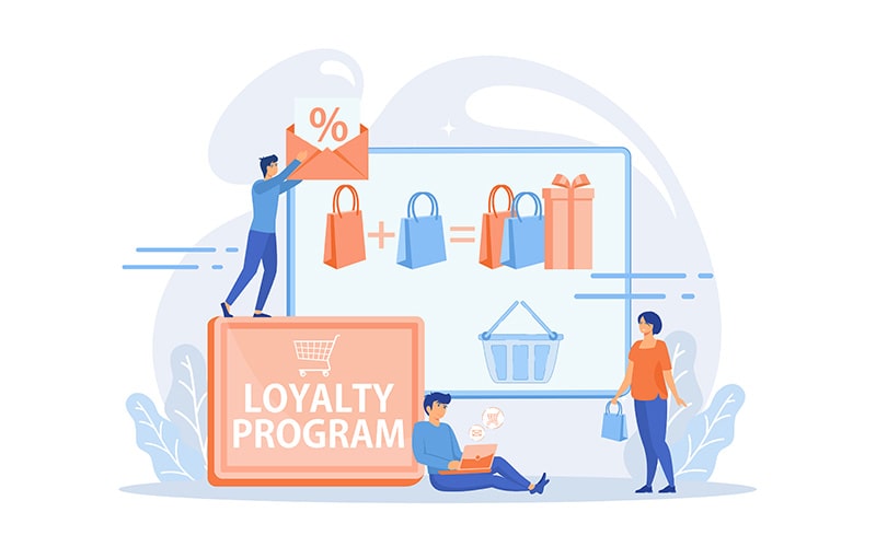 Loyalty program with shopping rewards